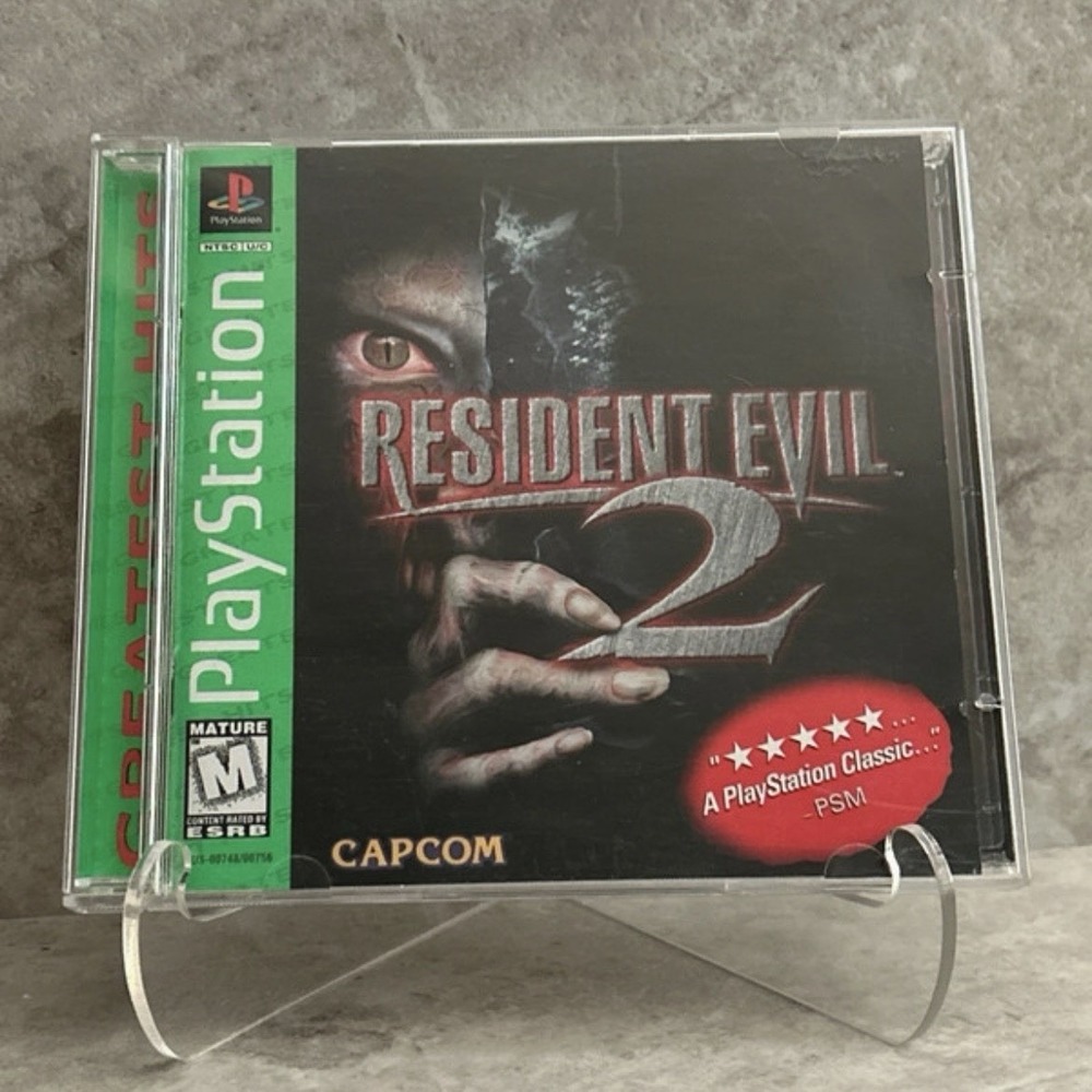 PS1 Resident Evil 2 Greatest Hits PlayStation CIB W/ REGISTRATION CARD
